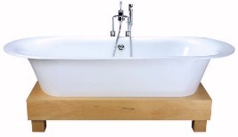 Roll Top Flare Kasui free standing bath.