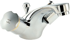Ultra Roma Mono basin mixer tap (Chrome/Gold) + Free pop up waste