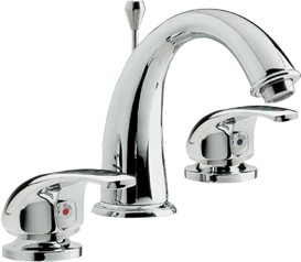 Athena 3 tap hole basin mixer tap + Free pop up waste