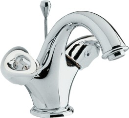 Loop Mono basin mixer tap with loop handle + Free pop up waste