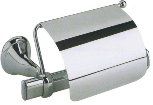 Tecla Covered toilet roll holder.