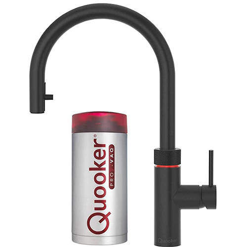 Quooker Flex 3 In 1 Boiling Water Kitchen Tap. COMBI (Black).