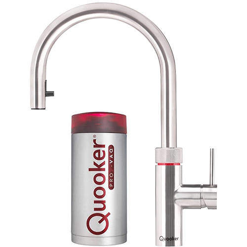 Quooker Flex 3 In 1 Boiling Water Kitchen Tap. COMBI (Stainless Steel).