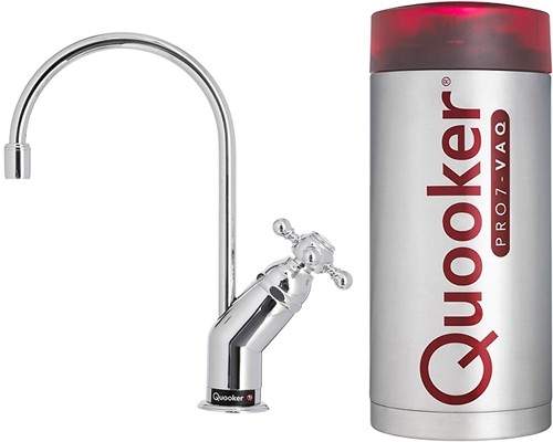 Quooker Classic Instant Boiling Water Kitchen Tap.  PRO7-VAQ (Chrome).