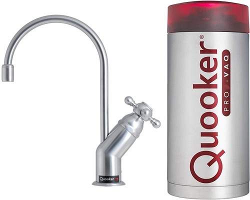 Quooker Classic Boiling Water Kitchen Tap.  PRO3-VAQ (Brushed Chrome).