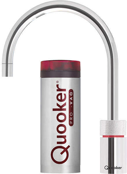 Quooker Nordic Round Boiling Water Kitchen Tap. PRO11 (Polished Chrome).