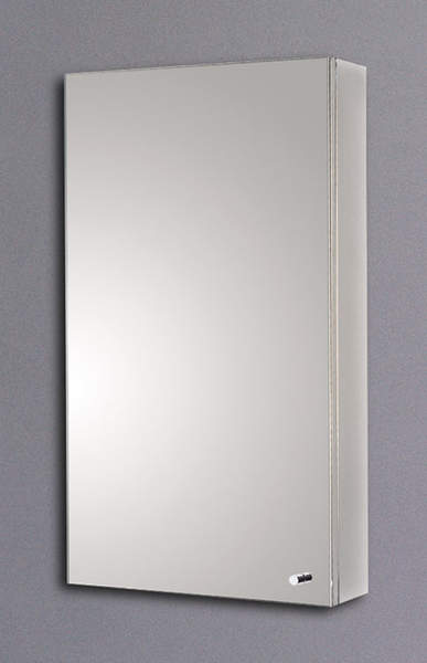 Reflections Andover stainless steel bathroom cabinet. 380x670mm.
