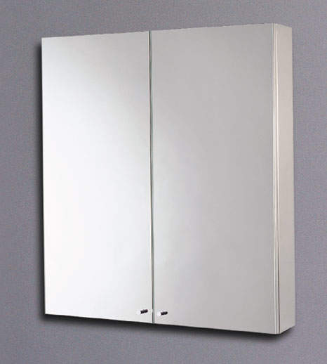 Reflections Seaford stainless steel bathroom cabinet. 600x670mm.