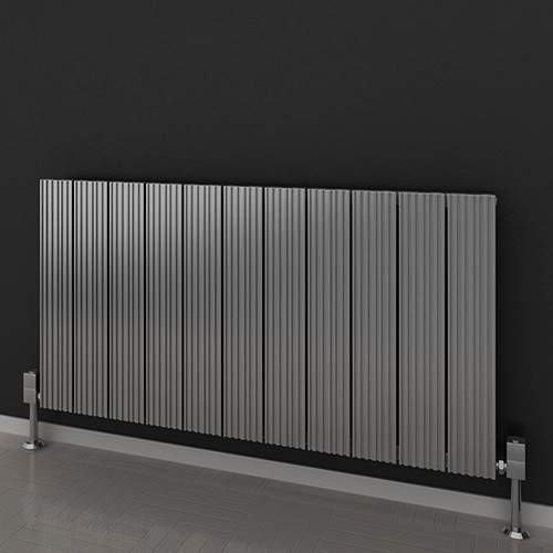 Reina Radiators Enzo Horizontal Radiator (Polished). 470x600mm.