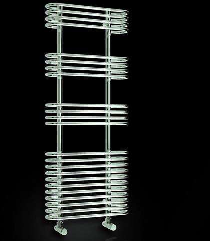 Reina Radiators Mirus Towel Radiator (Chrome). 500x1200mm.