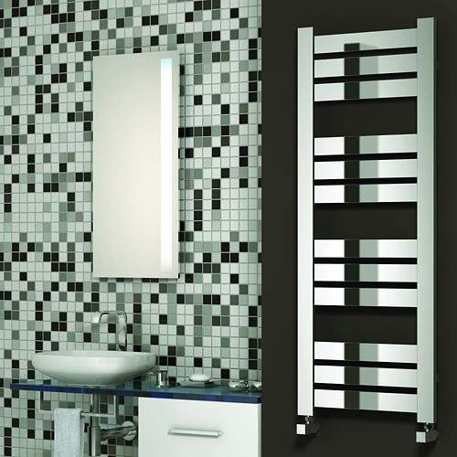 Reina Radiators Riva Towel Radiator (Chrome). 1300x500mm.