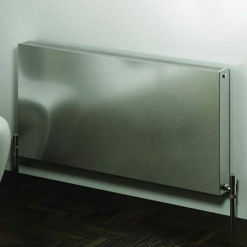 Reina Radiators Panox Radiator (Satin Stainless Steel). 400x600mm.