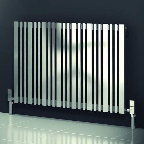 Reina Radiators Versa Radiator (Satin Stainless Steel). 790x600mm.