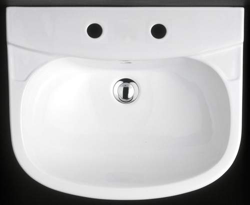 RAK Amy 2 Tap Hole Basin. 550mm.