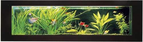 Relaxsea Ideal Wall Hung Aquarium With Ash Frame. 2000x600x160mm.