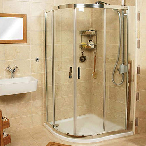 Roman Embrace Offset Quadrant Shower Enclosure (1000x800mm, Left Hand).