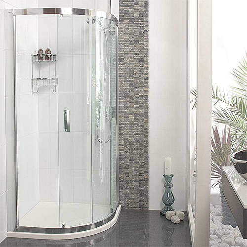 Roman Embrace Quadrant Shower Enclosure With Sliding Door (800mm).