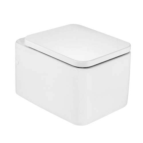 Roca Toilets Element Wall Hung Toilet Pan & White Seat.