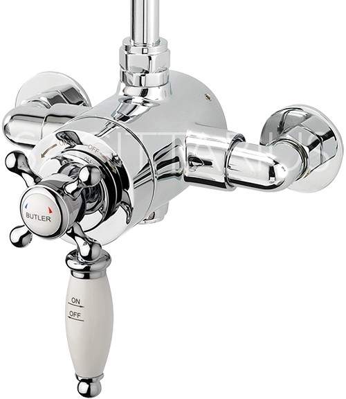 Sagittarius Butler Exposed Thermostatic Shower Valve (Chrome).