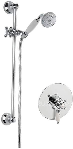 Sagittarius Fantasy Concealed Shower Valve With Slide Rail Kit (Chrome).