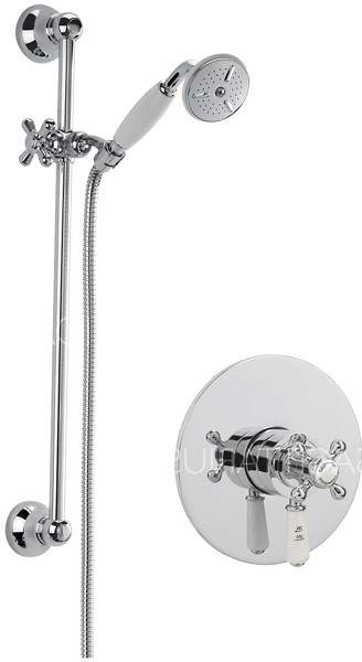 Sagittarius Kensington Concealed Shower Valve With Slide Rail Kit (Chrome).