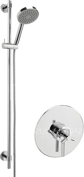 Sagittarius Zone Concealed Shower Valve With Slide Rail Kit (Chrome).