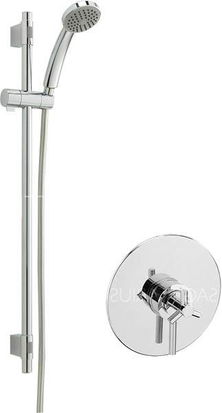 Sagittarius Zone Concealed Shower Valve With Slide Rail Kit (Chrome).