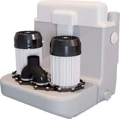 Saniflo Sanicom 2 Commercial Greywater Pump With 2 Motors.