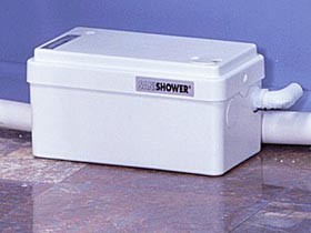 Saniflo Sanishower macerator for shower and basin.