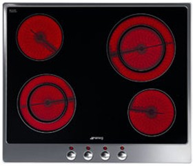 Smeg Ceramic Hobs Rocker 4 Ring Touch Control Ceramic Hob. 600mm.