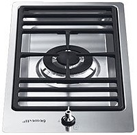 Smeg Gas Hobs Exclusive Studio Line Flush Fit 1 Burner Gas Hob. 310mm.