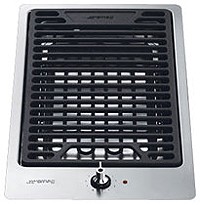 Smeg Gas Hobs Exclusive Studio Line Low Profile 1 Burner Gas Hob. 310mm.