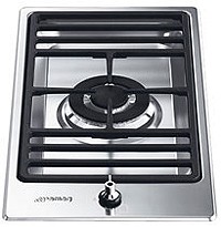 Smeg Gas Hobs Exclusive Studio Line Low Profile 1 Burner Gas Hob. 310mm.