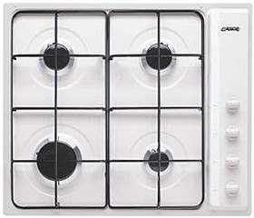 Smeg Gas Hobs Cucina White 4 Burner Gas Hob. 600mm.