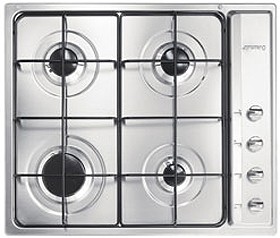 Smeg Gas Hobs Cucina 4 Burner Gas Hob. 600mm.