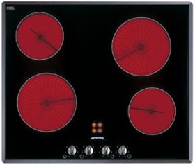 Smeg Ceramic Hobs Cucina 4 Ring Touch Control Ceramic Hob. 600mm.