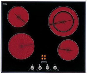 Smeg Ceramic Hobs Classic 4 Ring Touch Control Hob. 600mm.