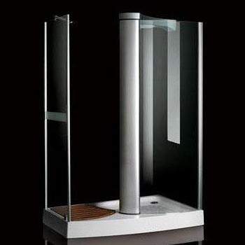 Hydra Complete Walk In Shower Enclosure Set. 1400x950mm (Left Hand).