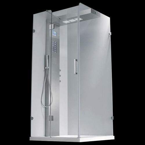 Hydra Square Shower Enclosure With Shower Panel. 800x800mm.