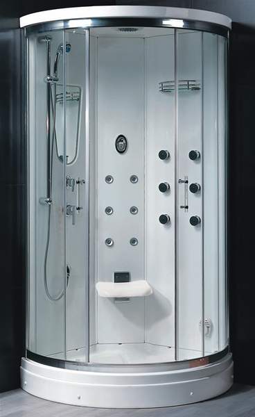 Hydra Pro 1000x1000 Steam massage shower enclosure.