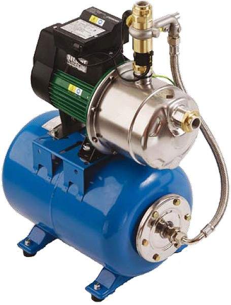 Stuart Turner Pressure Set Single Flow Pump With Tank (+/- Head. 4.7 Bar).