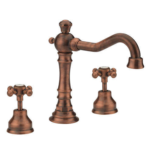 Tre Mercati Allora 3 Hole Bath Filler Tap (Copper).