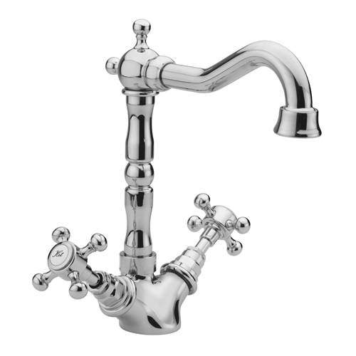 Tre Mercati Allora Basin Mixer Tap & Waste (Chrome).