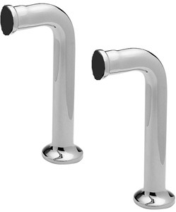 Tre Mercati Kitchen Imperial Bib Tap Stands (Chrome, Pair).