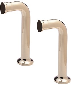 Tre Mercati Kitchen Imperial Bib Tap Stands (Antique Gold, Pair).