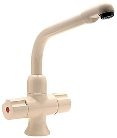 Tre Mercati Kitchen Bristol Dual Flow Kitchen Tap (Beige).