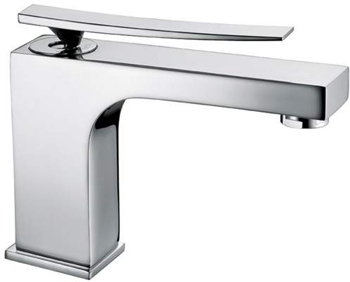 Tre Mercati Dance Mono Basin Mixer Tap With Pop Up Waste (Chrome).