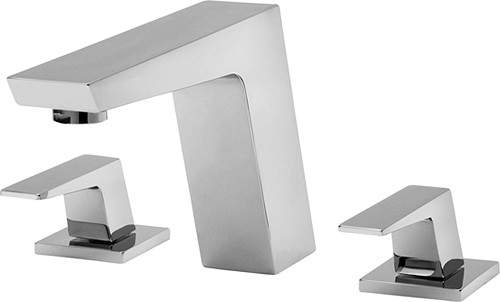 Tre Mercati Wilde 3 Tap Hole Bath Filler Tap (Chrome).