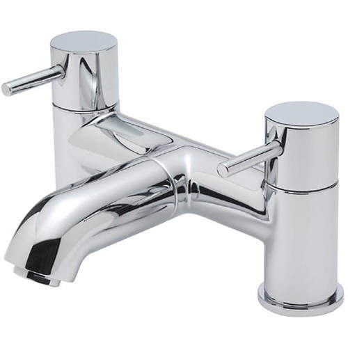 Tre Mercati Milan Pillar Bath Filler Tap (Chrome).