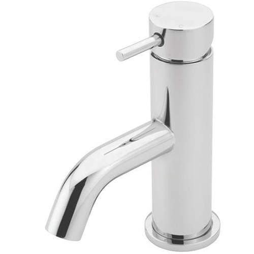 Tre Mercati Milan Mini Basin Mixer Tap With Click Clack Waste (Chrome).